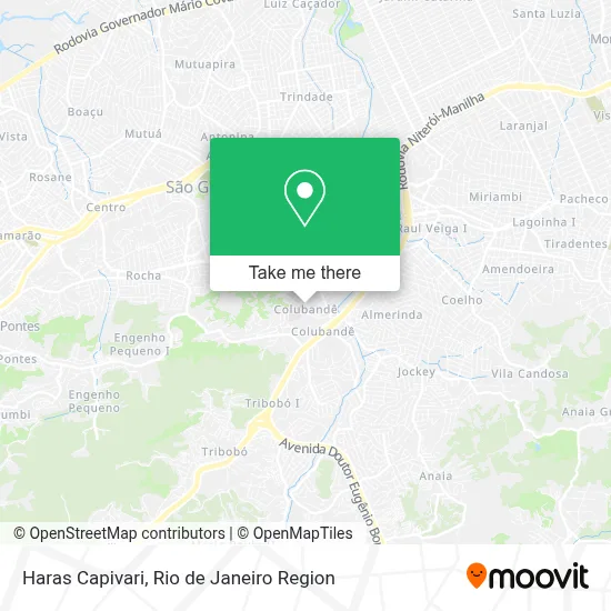 Haras Capivari map
