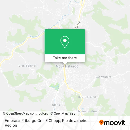 Embrasa Friburgo Grill E Chopp map