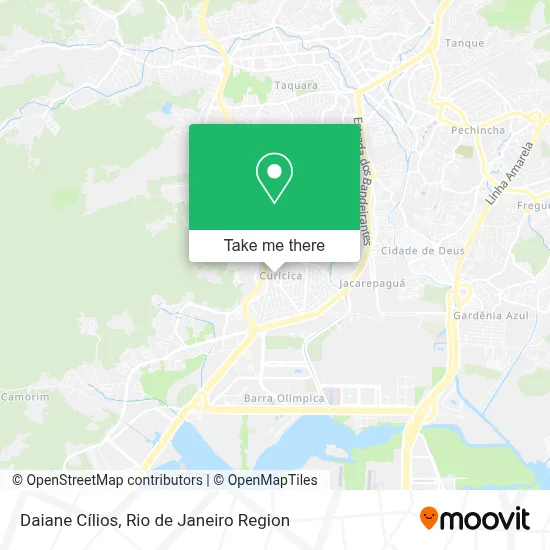 Daiane Cílios map