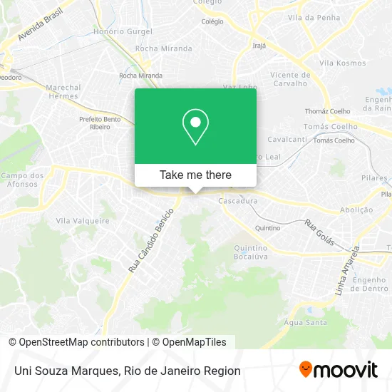 Uni Souza Marques map