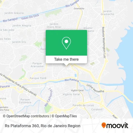 Rs Plataforma 360 map