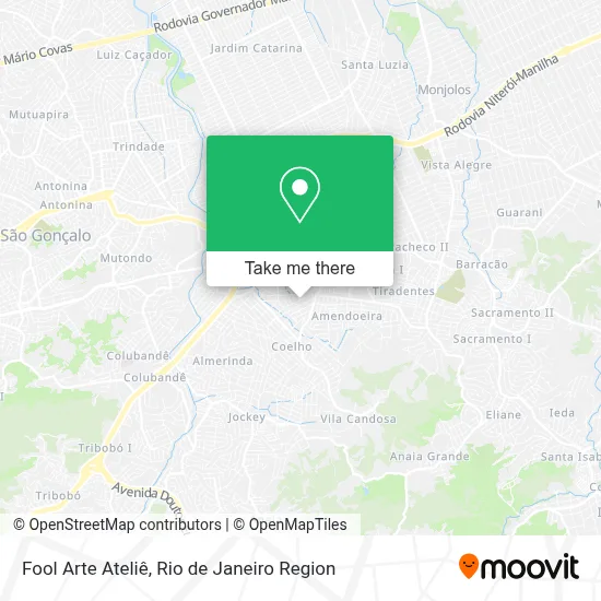 Fool Arte Ateliê map
