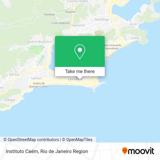 Instituto Caém map