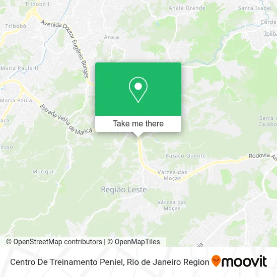 Centro De Treinamento Peniel map