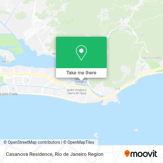 Casanova Residence map