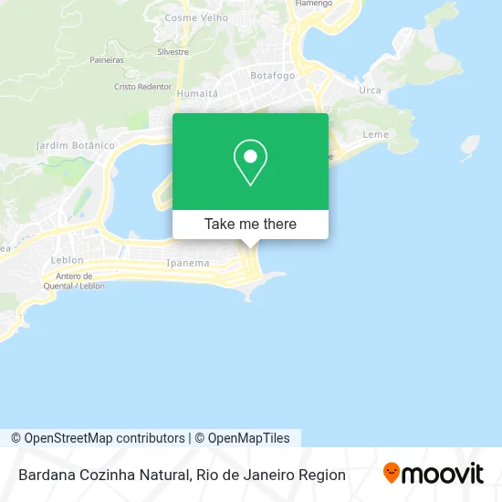 Bardana Cozinha Natural map
