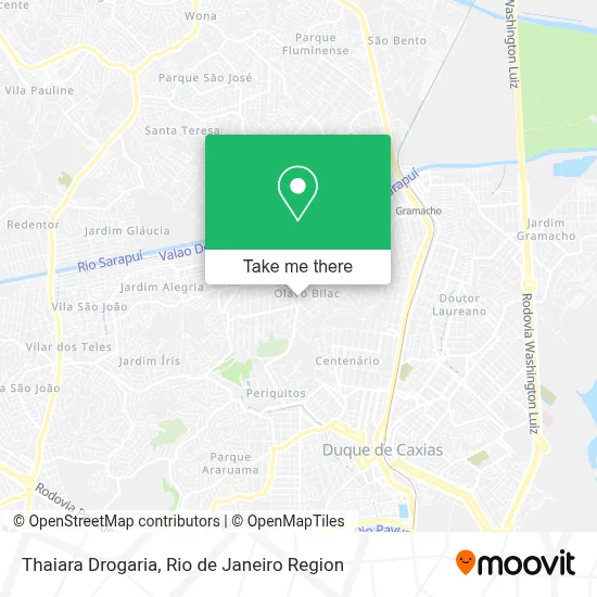 Thaiara Drogaria map