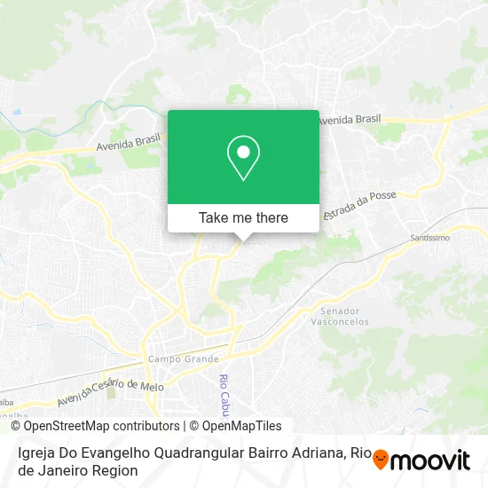 Igreja Do Evangelho Quadrangular Bairro Adriana map