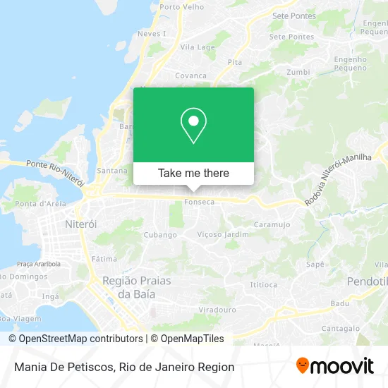 Mania De Petiscos map
