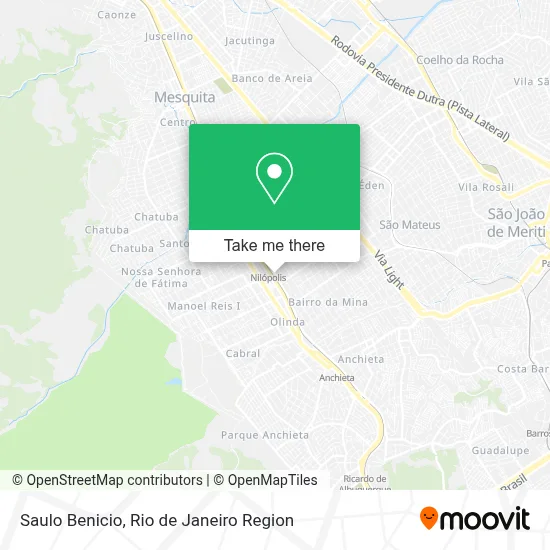 Saulo Benicio map