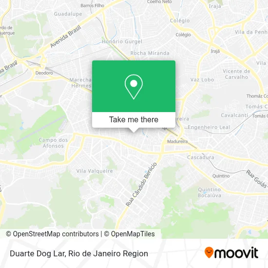 Duarte Dog Lar map