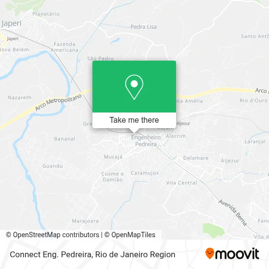 Connect Eng. Pedreira map
