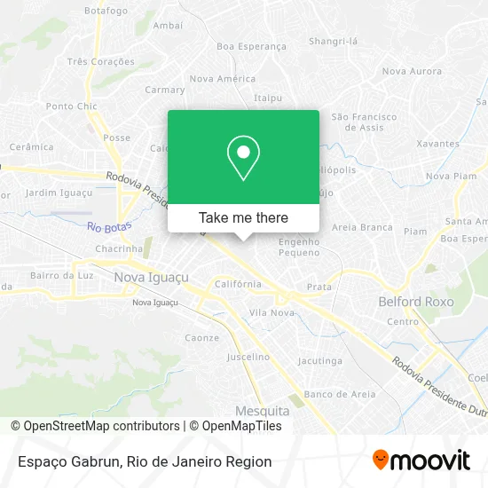 Espaço Gabrun map