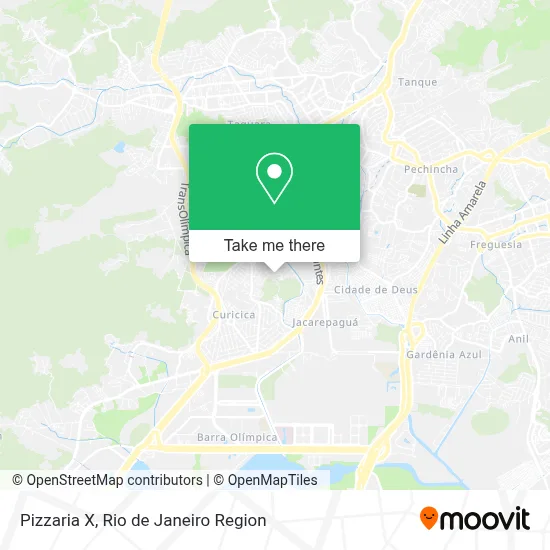 Pizzaria X map