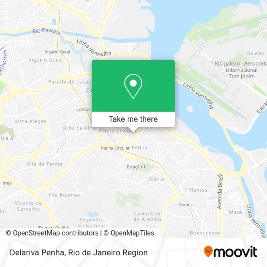 Delariva Penha map