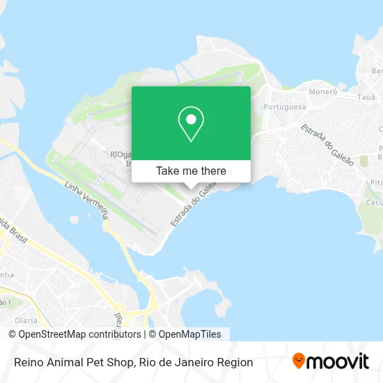 Reino Animal Pet Shop map