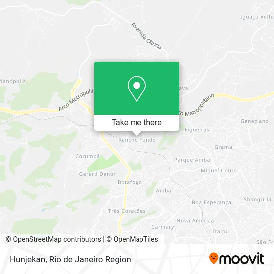 Hunjekan map
