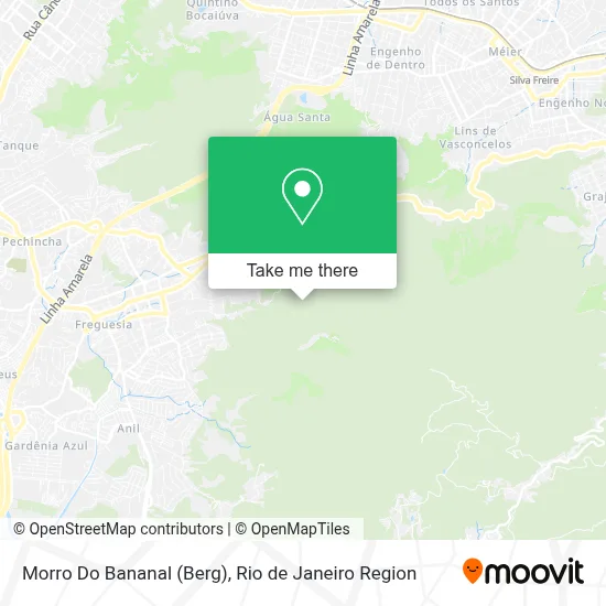 Morro Do Bananal (Berg) map
