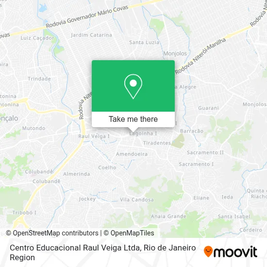 Centro Educacional Raul Veiga Ltda map
