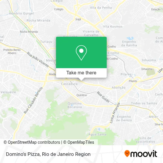 Domino's Pizza map