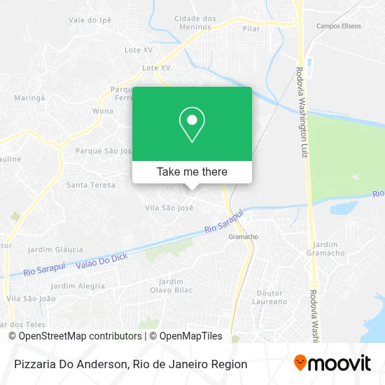 Pizzaria Do Anderson map