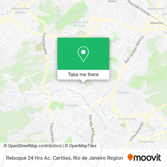 Reboque 24 Hrs Ac. Cartões map
