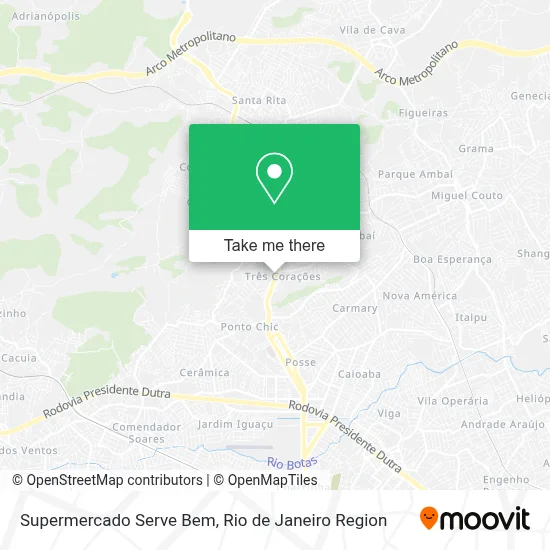 Supermercado Serve Bem map