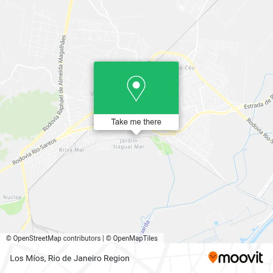 Los Míos map