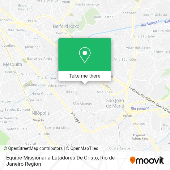 Equipe Missionaria Lutadores De Cristo map