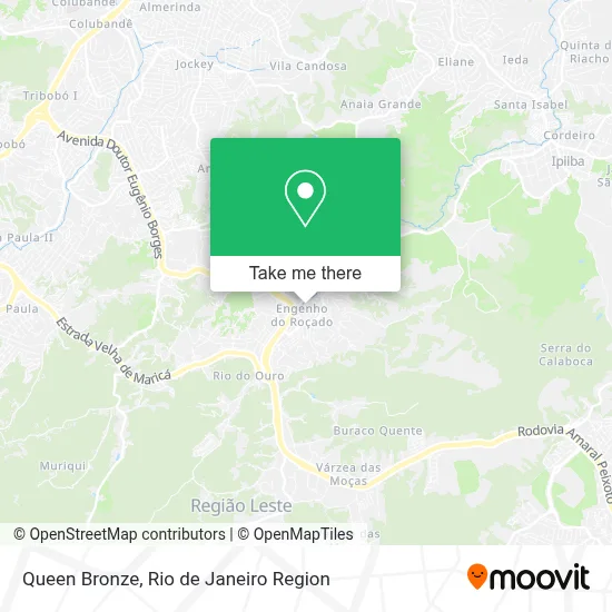 Queen Bronze map