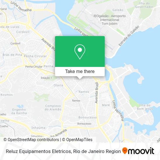 Reluz Equipamentos Eletricos map