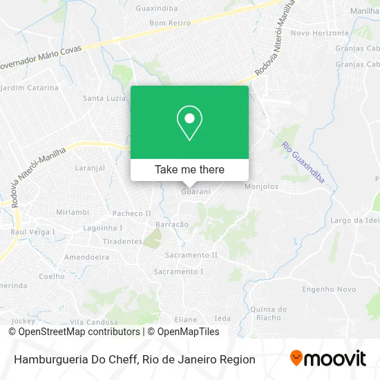 Hamburgueria Do Cheff map