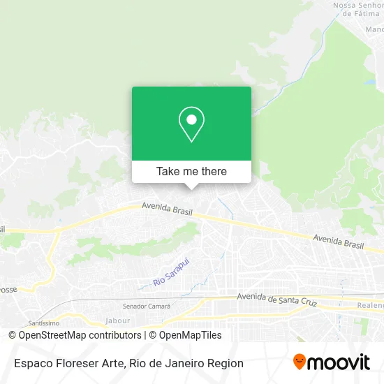 Espaco Floreser Arte map