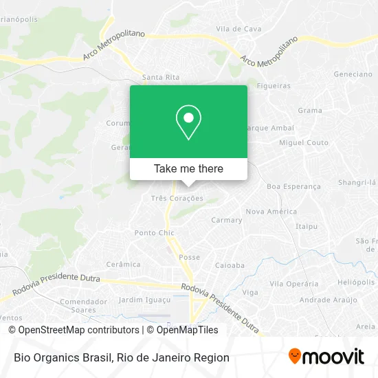 Bio Organics Brasil map