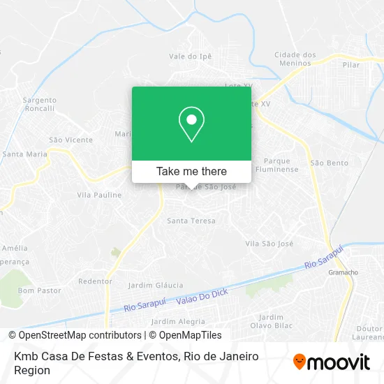 Kmb Casa De Festas & Eventos map
