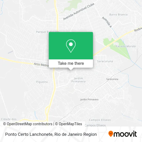 Ponto Certo Lanchonete map