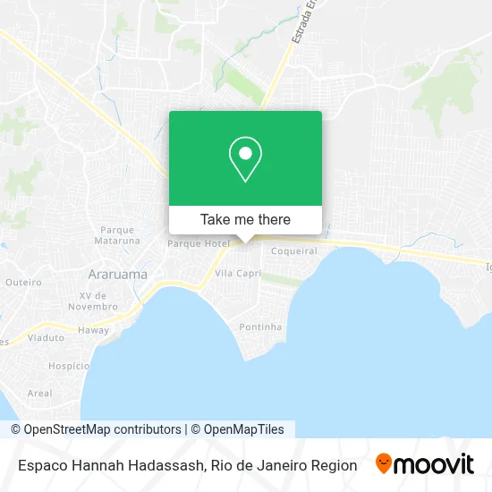 Espaco Hannah Hadassash map