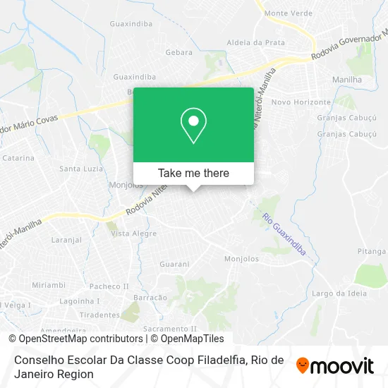 Conselho Escolar Da Classe Coop Filadelfia map