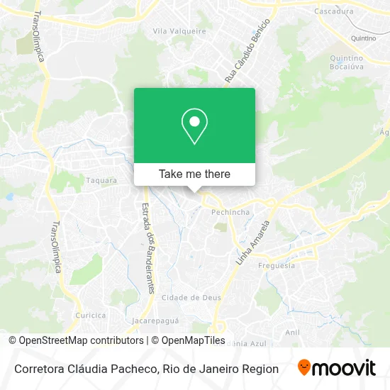 Corretora Cláudia Pacheco map