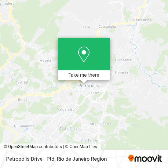Petropolis Drive - Ptd map