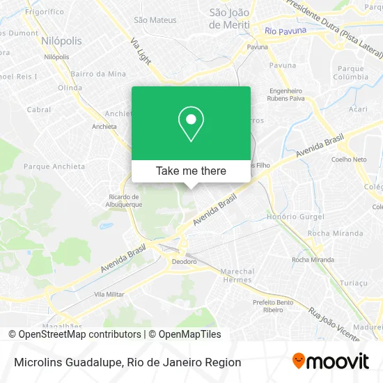 Microlins Guadalupe map