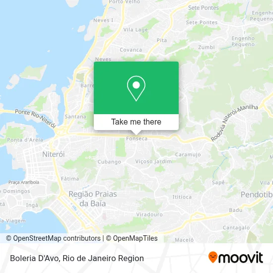 Boleria D'Avo map
