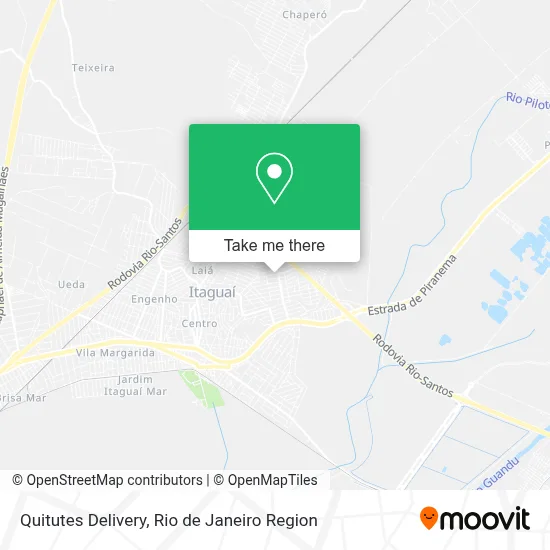 Quitutes Delivery map