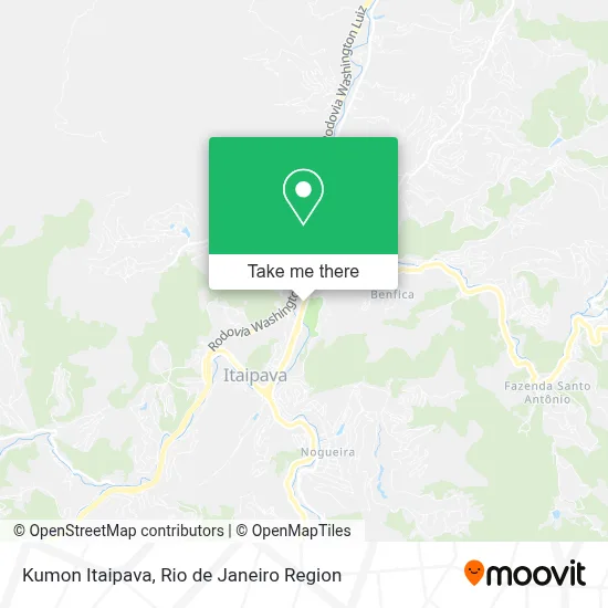 Kumon Itaipava map