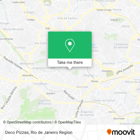 Deco Pizzas map