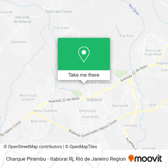 Charque Pirambu - Itaboraí Rj map