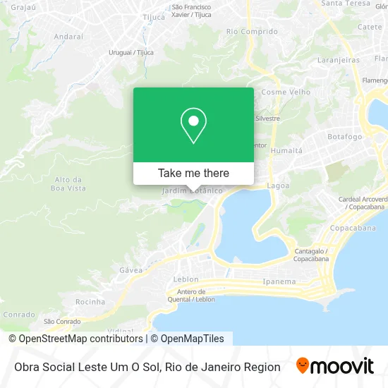 Obra Social Leste Um O Sol map