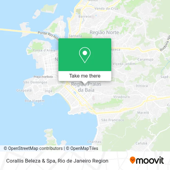 Corallis Beleza & Spa map