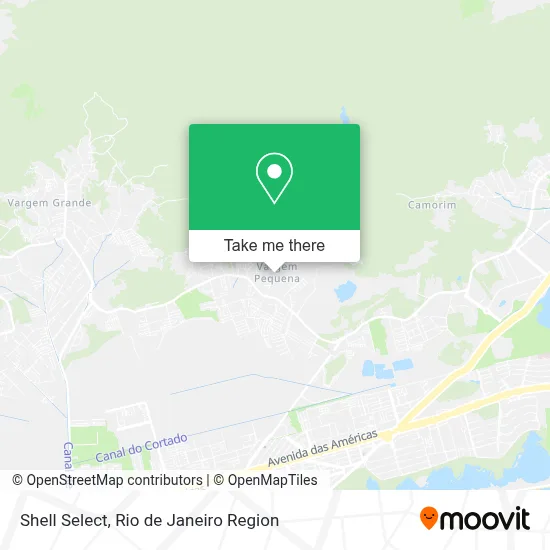 Shell Select map