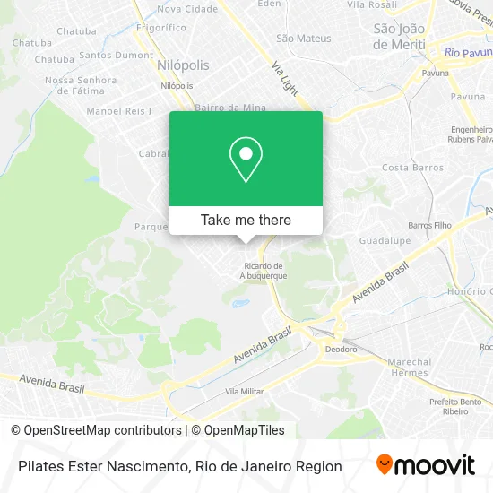 Pilates Ester Nascimento map